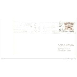 Carta con cuño rodillo de 1986 bilbao