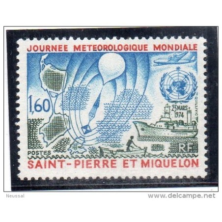Sello n 433 saint pierre et miquelon