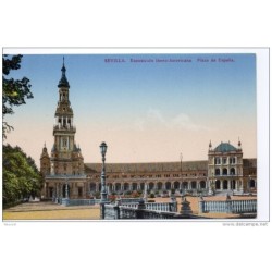 Tarjeta postal  sevilla  exposicion iberoamerica