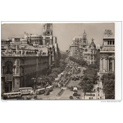 Tarjeta postal   madrid  calle alcala   escrita por detras