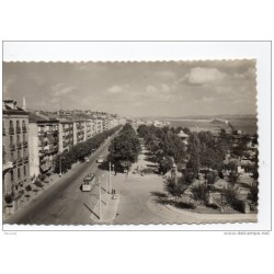 Tarjeta postal  santander paseo de pereda    escrita por detras