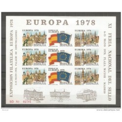 Viñeta Hb sin dentar de europa de 1978