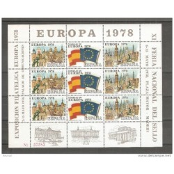 Viñeta Hb  dentada  de europa de 1978