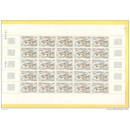 Pliego de andorra francesa  natura de 1983 valor 150