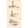 Juego de 12 tarjetas postales de francia