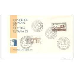Carta de 1975 exposicion filatelica mundial