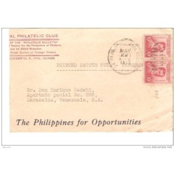 Frontal de carta de estados unidos de 1936