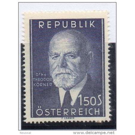 Sello  n 819 austria presidentes