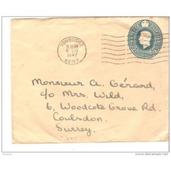 Carta con matasello de kent 1947