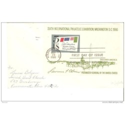 Carta con matasello de 1966 washington