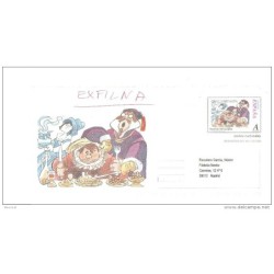 Carta circulada de escenas de quijote