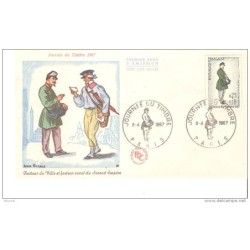Carta  de francia de 1967