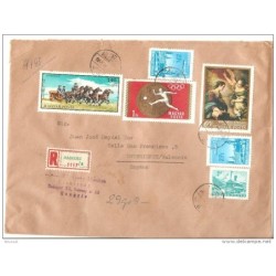 Carta de hungria de 1969 direccion españa