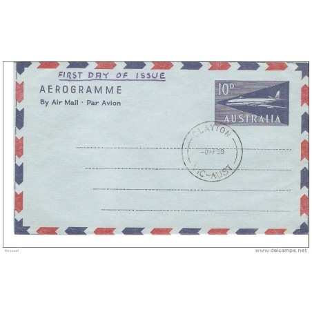 Carta de australia de 1959