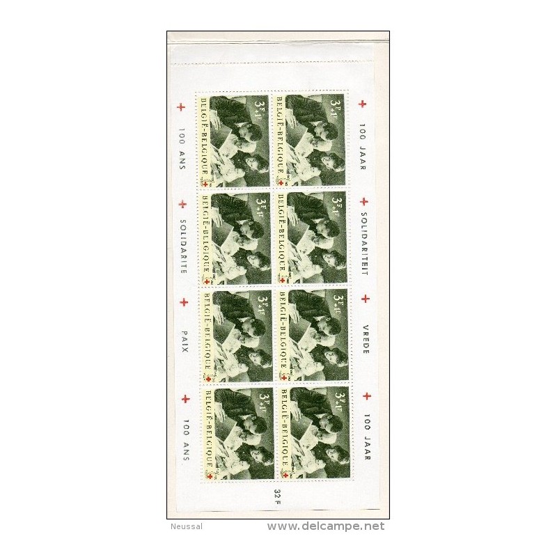 Carnet serie n 1267 belgica