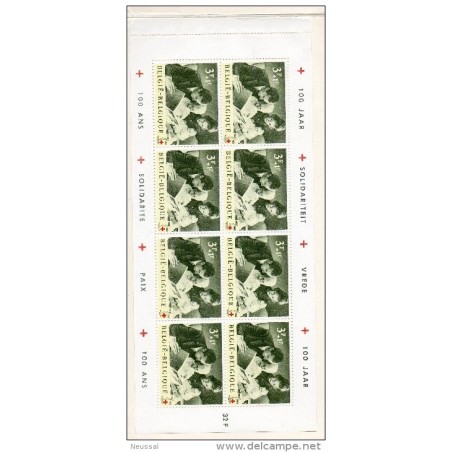 Carnet serie n 1267 belgica