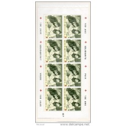 Carnet serie n 1267 belgica diferente escrito