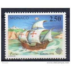 Sello n 1825 monaco barcos