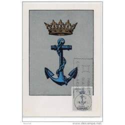 Tarjeta maxima de1966 semana naval