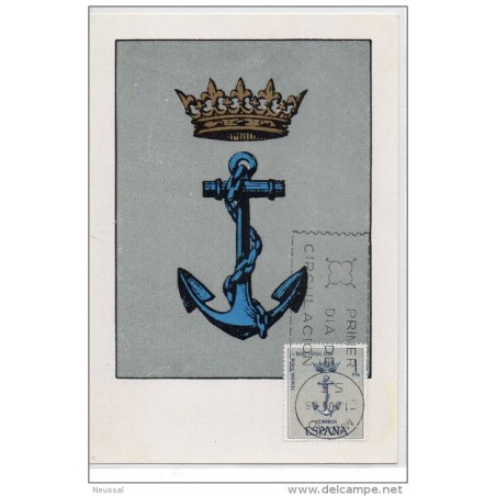 Tarjeta maxima de1966 semana naval