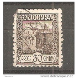 Sello n 21 andorra usado