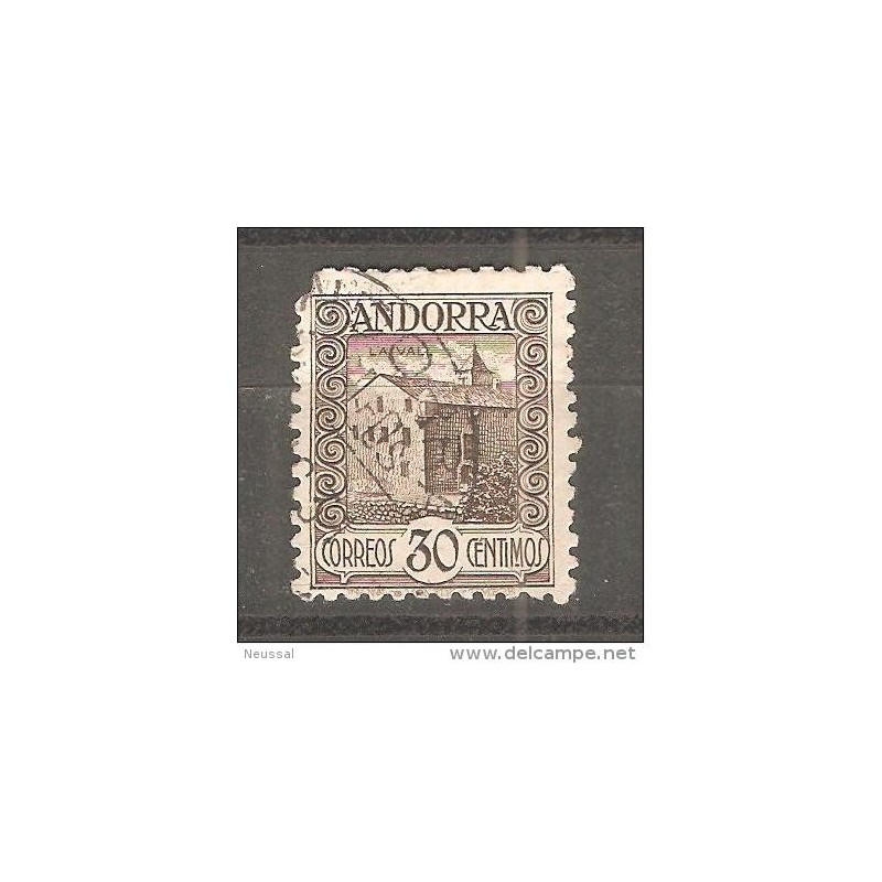 Sello n 21 andorra usado Sello n 21 andorra usado