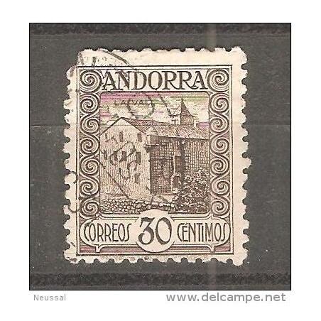 Sello n 21 andorra usado
