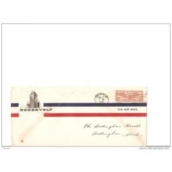 Carta de estados unidos con cuño de 1937