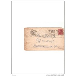 Carta con cuño de hamburgo de 1922