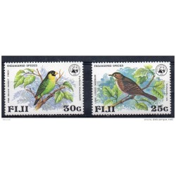 Serie n 3912 solo pajaros fiji