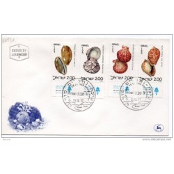 Carta de conchas de israel 1977