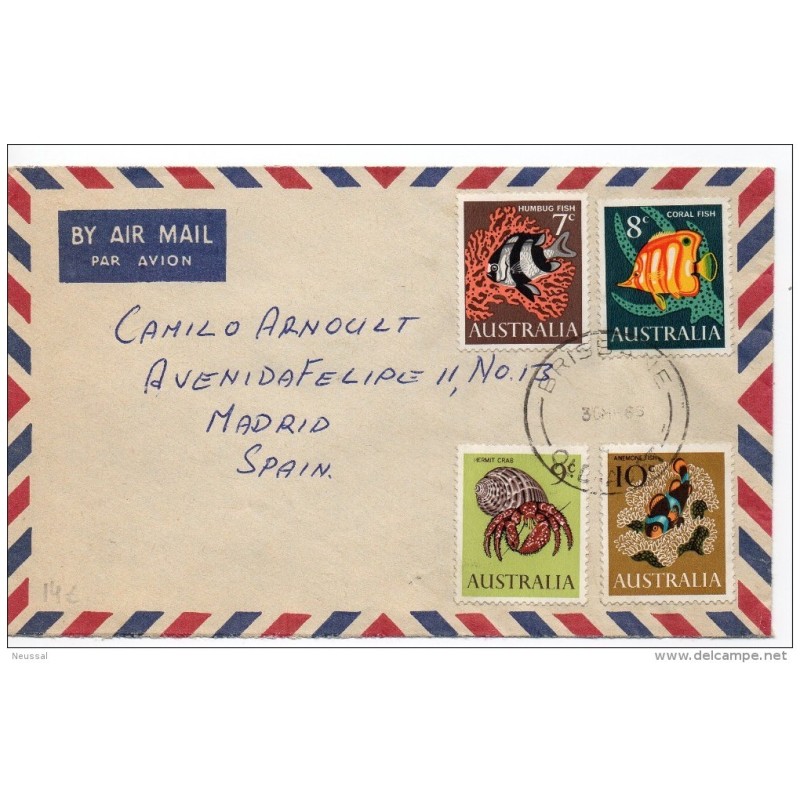 Carta de peces de australia de 1966 Carta de peces de australia de 1966