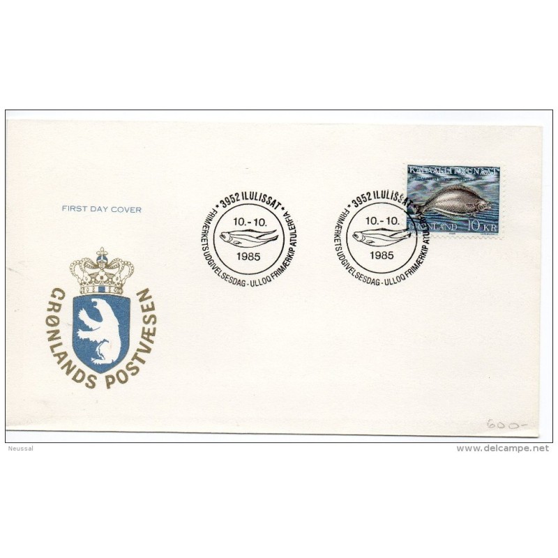 Carta de peces groendlandia 1985 Carta de peces groendlandia 1985