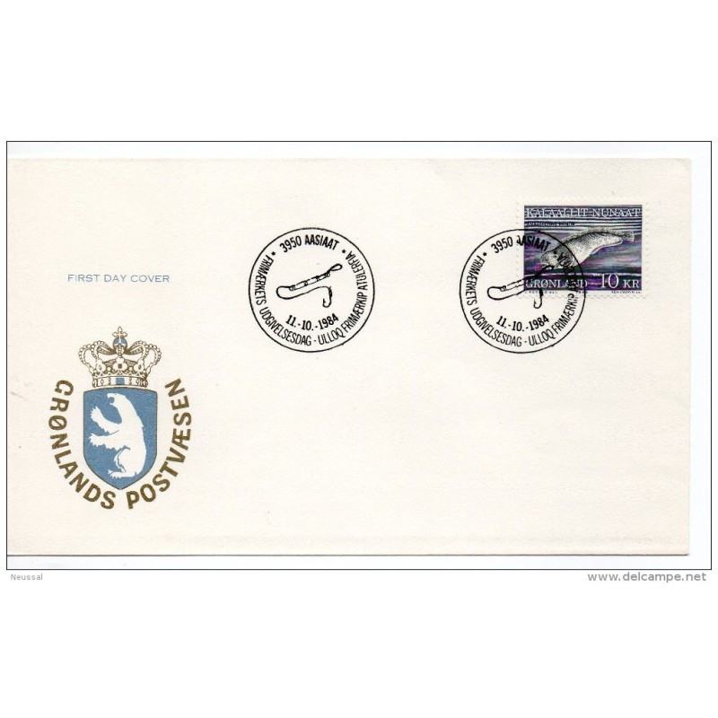 Carta de peces groendlandia 1984 Carta de peces groendlandia 1984