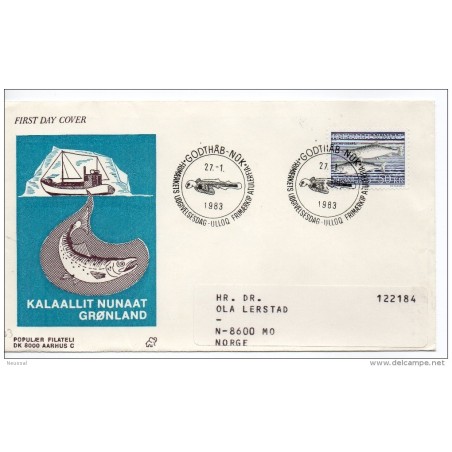 Carta de peces groendlandia 1983