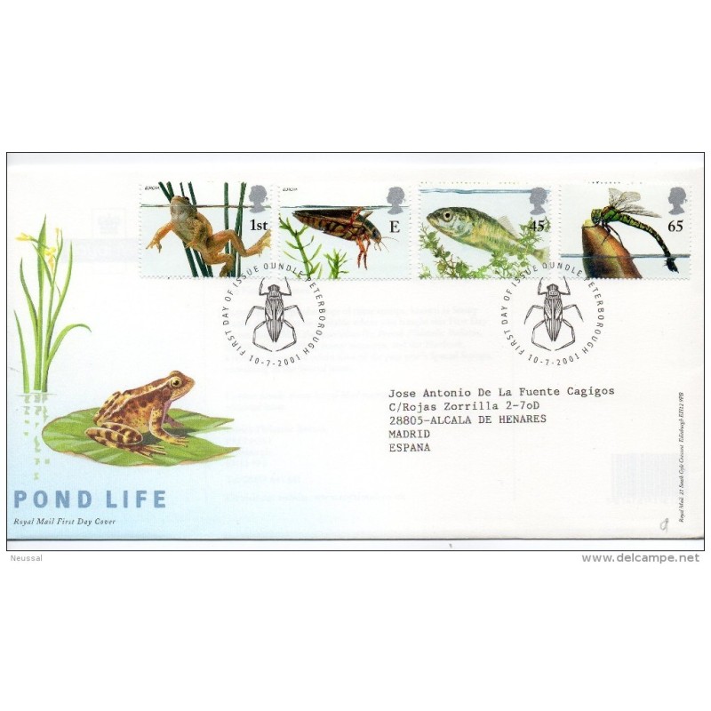 Carta de insectos grand bretaña 2001 Carta de insectos grand bretaña 2001