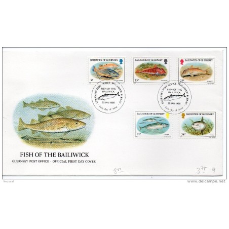 Carta de peces guernsey 1985