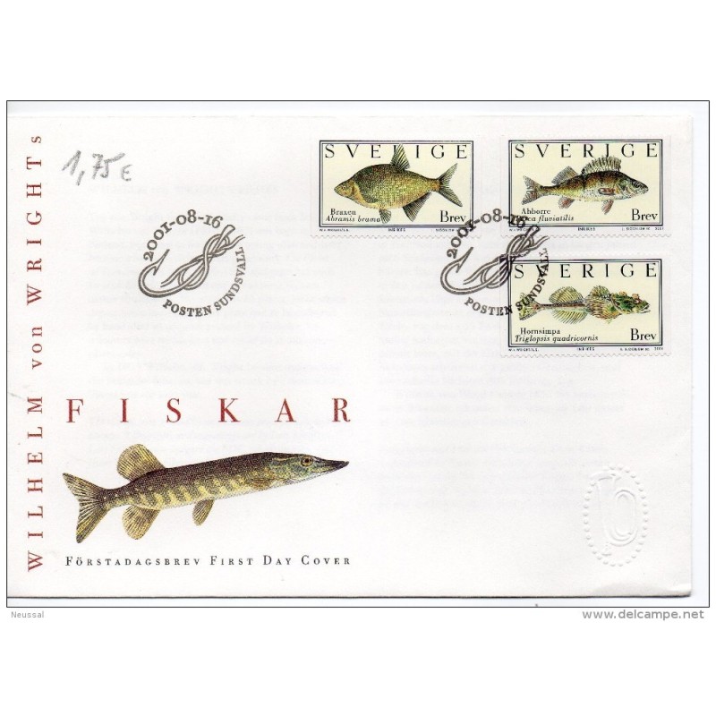 Carta de peces suecia de 2001 Carta de peces suecia de 2001
