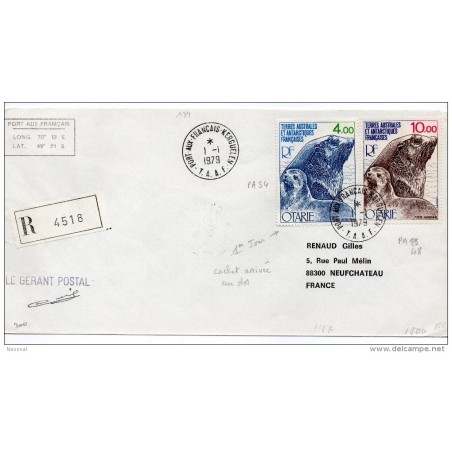 Carta de peces tierras australes de 1979