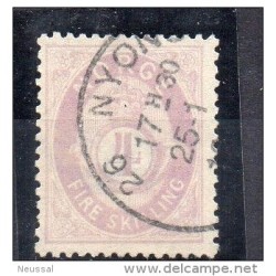 Sello n 19 noruega usado