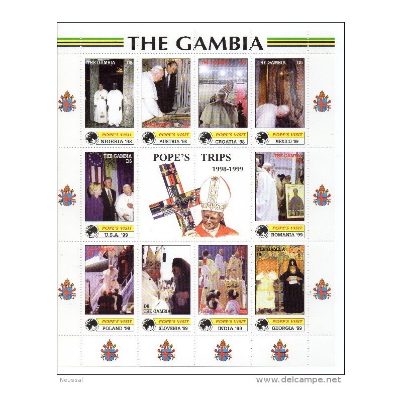 Serie n 312534 gambia juan pablo II Serie n 312534 gambia juan pablo II