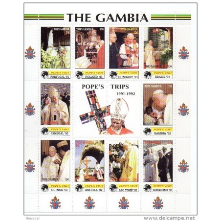 Serie n 303241 gambia  juan pablo II