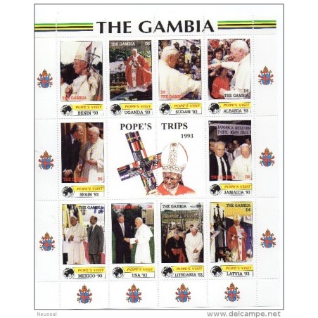 Serie n 304251 gambia  juan pablo II