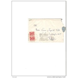 Carta circulada con cupon comercial