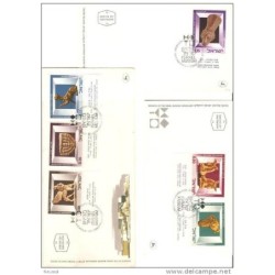 Serie en sobre de israel 1966