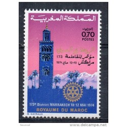 Sello n 700  marruecos