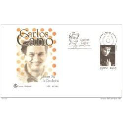 Sobre  de primer dia  carlos cano  2001