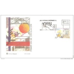 Sobre  de primer dia   1998  proteccion de datos