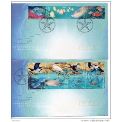 3 cartas   de primer dia de christmas island