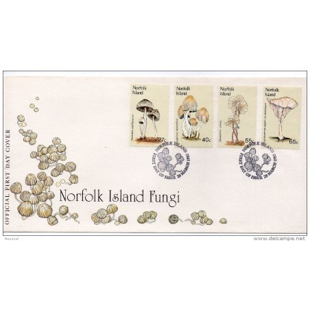 Carta de primer dia de norfolk island 1983